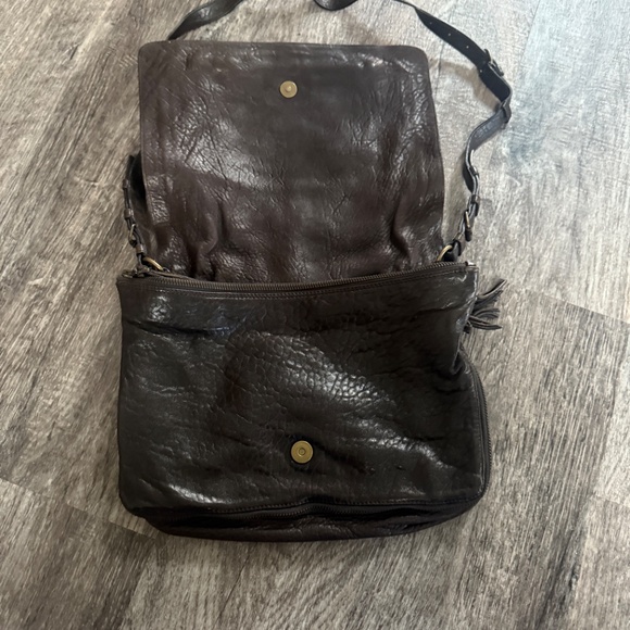 Deep Brown JEROME DREYFUSS Albert Crossbody Bag - Picture 5 of 7